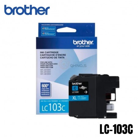 TINTA BROTHER LC-103C CIAN...