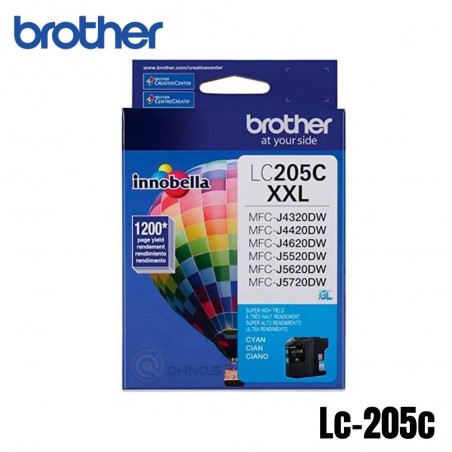 Tinta Brother Lc-205c Cian