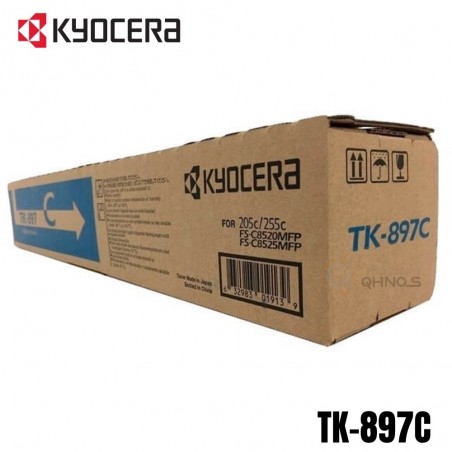 Toner Kyocera TK-897C Cyan...