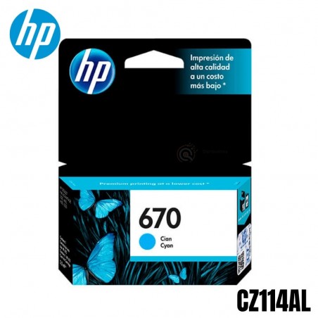 Cartucho de Tinta HP 670...
