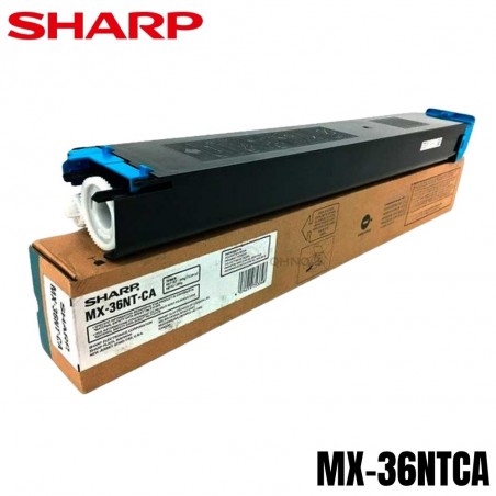 Tóner Sharp MX-36NTCA Cyan...