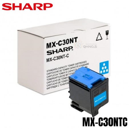 Tóner Sharp MX-C30NTC Cyan...