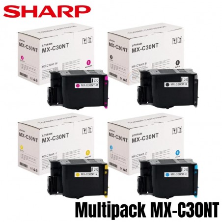 Pack de Tóners Sharp...