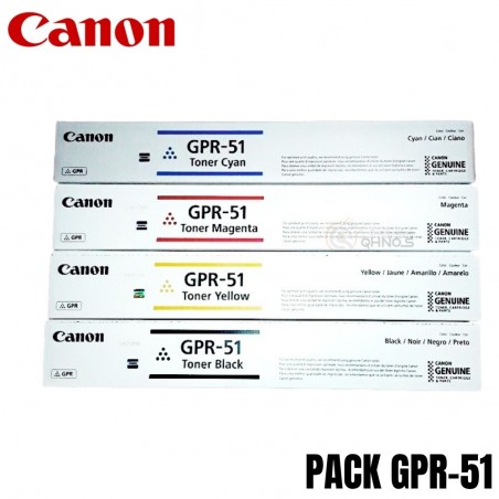 Pack de Tóners Canon GPR-51...