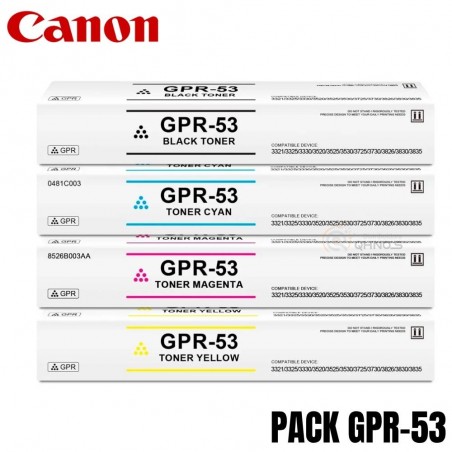 Pack de Tóners Canon GPR-53...