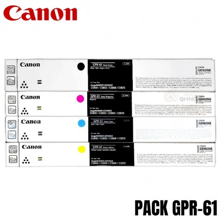 Pack de Tóners Canon GPR-61...