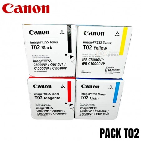 Pack de Tóners Canon T02...