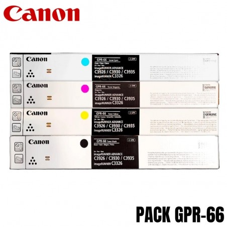 Pack de Tóners Canon GPR-66...