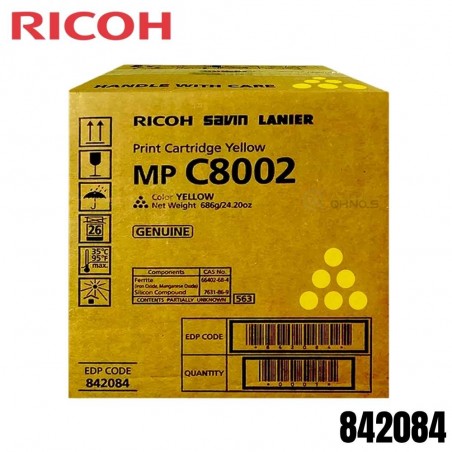Tóner Ricoh 842084 Amarillo...