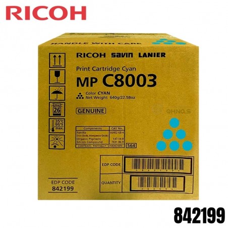Tóner Ricoh 842199 Cyan MP...