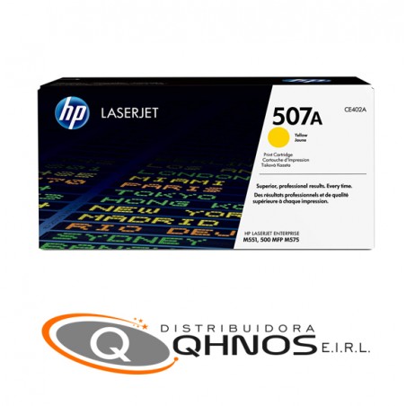 Toner Hp 507a CE402A YELLOW