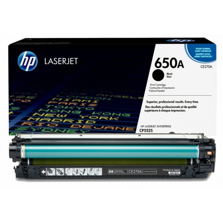 TONER HP CE270A (650A) L.J....