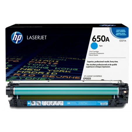 TONER HP CE271A (650A) L.J....
