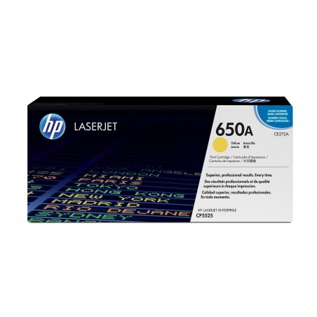 TONER HP CE272A (650A) L.J....