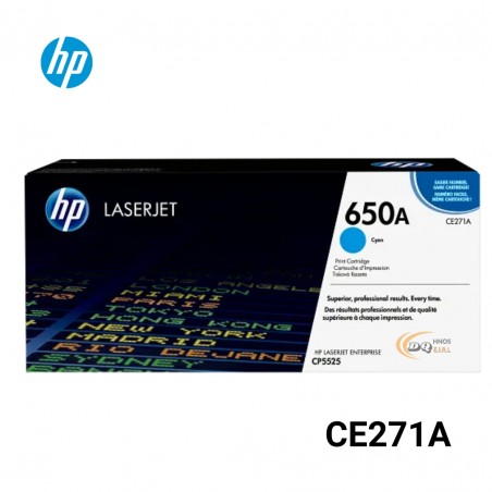 TONER HP CE271A (650A) L.J....