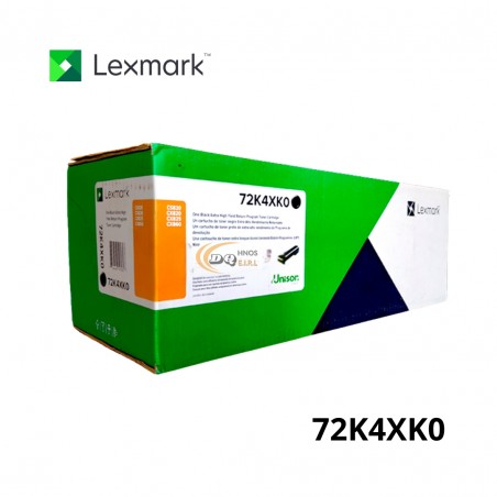 TONER LEXMAKR 72K4XK0 COLOR...