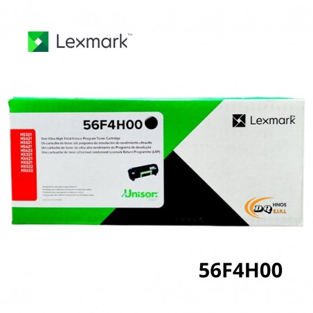 TONER LEXMARK 56F4H00 NEGRO...