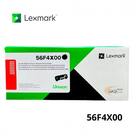 TONER LEXMARK 56F4X00 NEGRO...