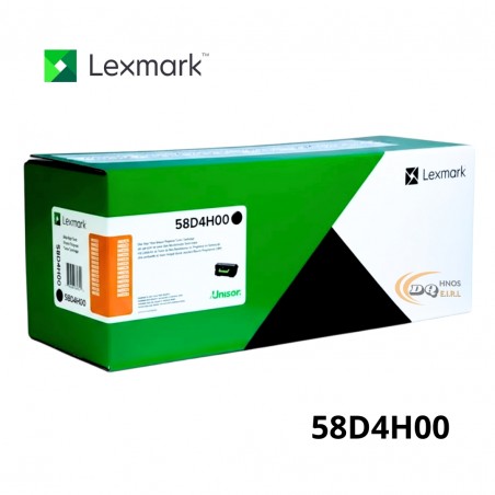 TONER LEXMARK 58D4H00 NEGRO...