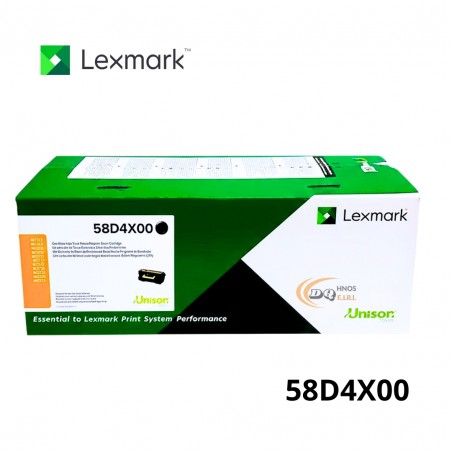 TONER LEXMARK 58D4X00 NEGRO...