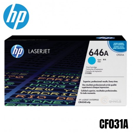TONER HP CF031A (646A) L.J....