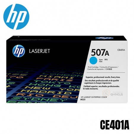 TONER HP 507A CYAN CE401A...