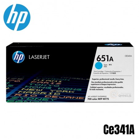HP 651A Cyan Ce341A...