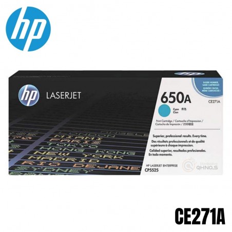 Toner Hp 650A CE271A CYAN...