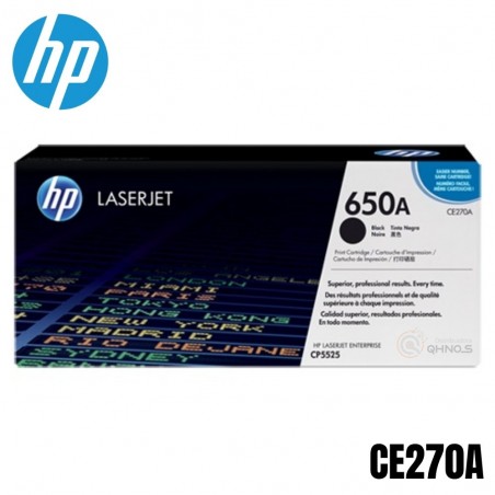 HP Toner 650A Negro...