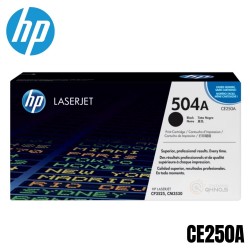 Toner HP 504a CE250A Negro